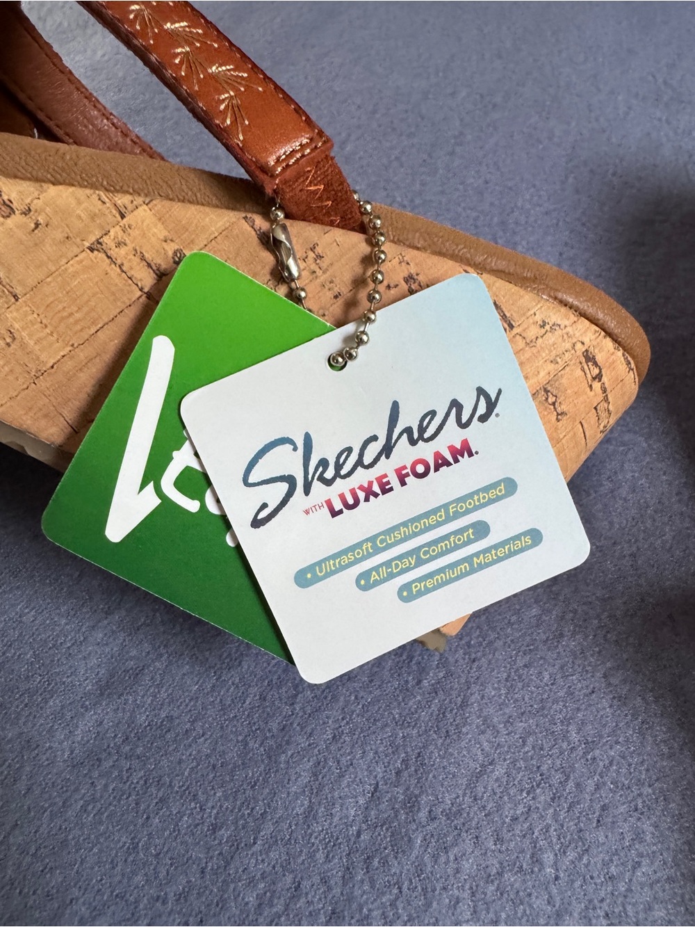 Women's Brown Strappy Wedge Sandals - Picture 6 of 9